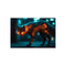 Cyber Fox With Glowing Circuitry Art