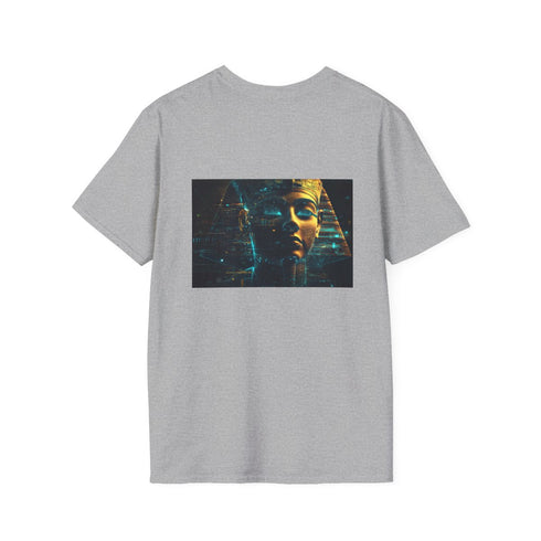 Cyber Pharaoh Futuristic Egypt T-shirt