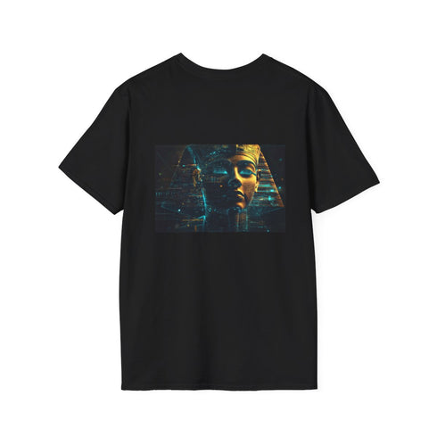 Cyber Pharaoh Futuristic Egypt T-shirt