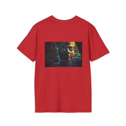 Cyber Pharaoh Futuristic Egypt T-shirt