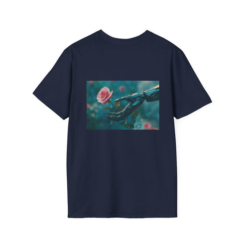 Cyber Rose Bouquet Robot Tee