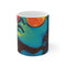 "Cyberdelic Rock Band Poster Mug"