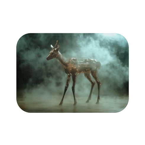 "Cybernetic Deer Bath Mat Vapor"