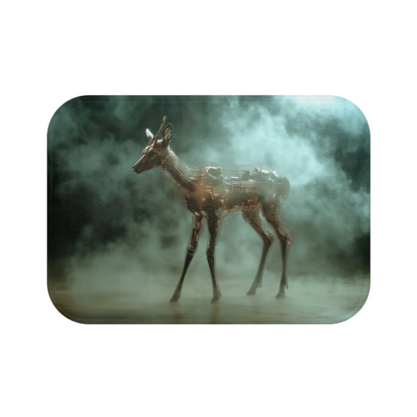 "Cybernetic Deer Bath Mat Vapor"