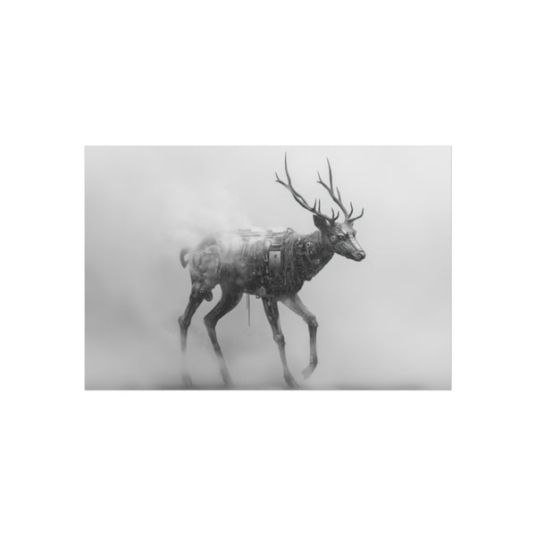 Cybernetic Deer in Vapor Forest