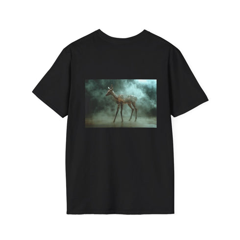 Cybernetic Deer Vaporwave Aesthetic Tee
