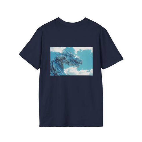 Cybernetic Dragon Sky Fantasy T-Shirt