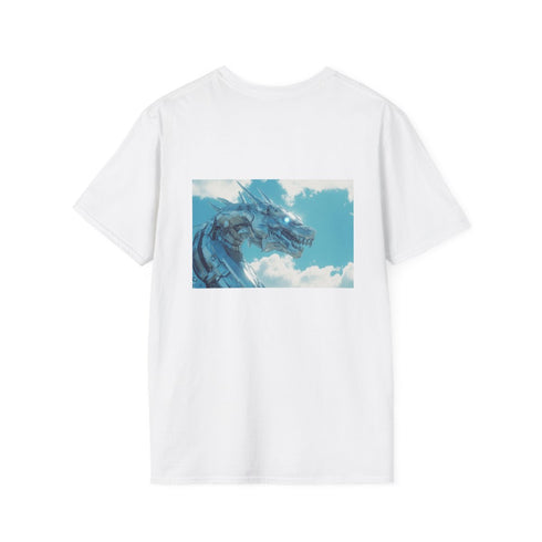 Cybernetic Dragon Sky Fantasy T-Shirt