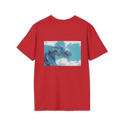 Cybernetic Dragon Sky Fantasy T-Shirt