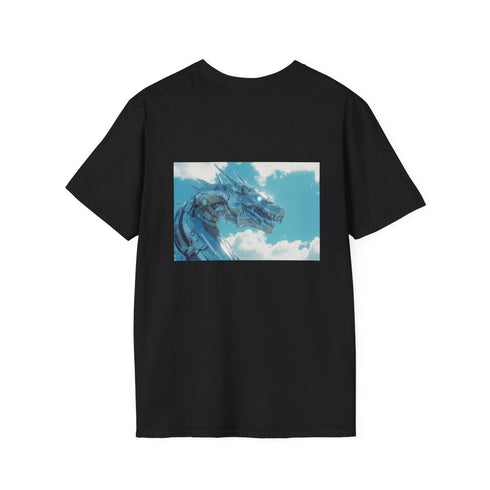 Cybernetic Dragon Sky Fantasy T-Shirt
