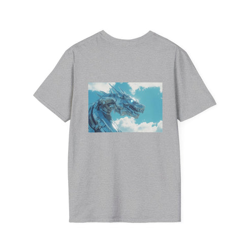 Cybernetic Dragon Sky Fantasy T-Shirt
