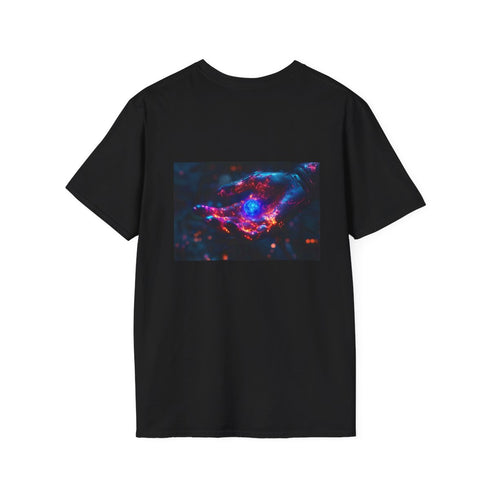 Cybernetic Hand Galaxy T-Shirt Design