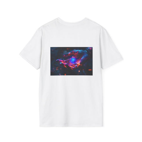 Cybernetic Hand Galaxy T-Shirt Design