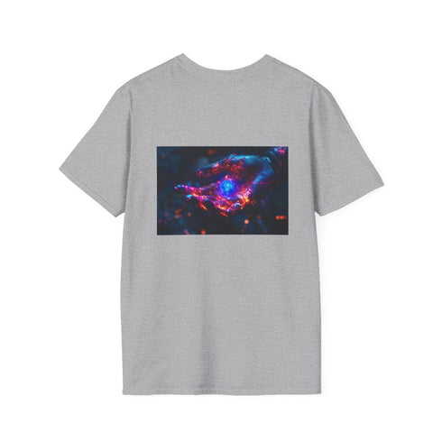 Cybernetic Hand Galaxy T-Shirt Design
