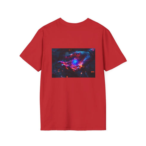 Cybernetic Hand Galaxy T-Shirt Design
