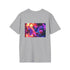 Cybernetic Hummingbird Neon Flowers T-Shirt