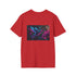 Cybernetic Hummingbird Neon Flowers Tee