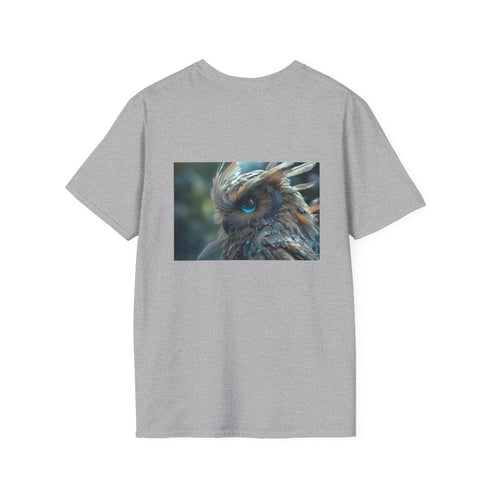 Cyberpunk Owl Digital Feathers Shirt.