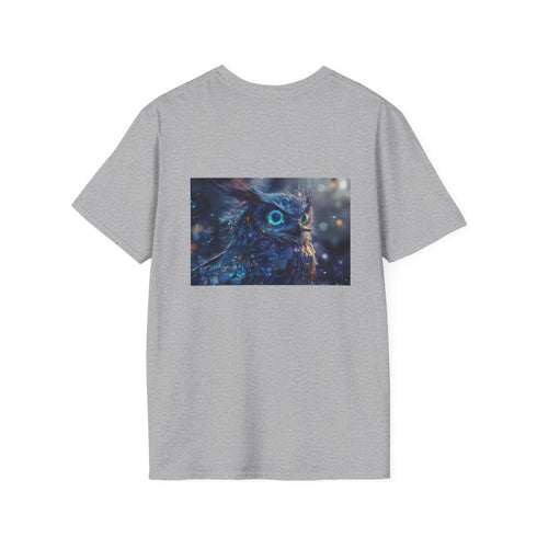 Cyberpunk Owl with Digital Feathers