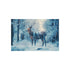 Cyborg Deer in Snowy Forest