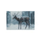 Cyborg Deer Roams Snowy Forest