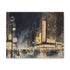 Vintage New York City skyline canvas art with Jazz Age vibes.