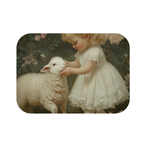 "Dainty Petal Bath Mat"