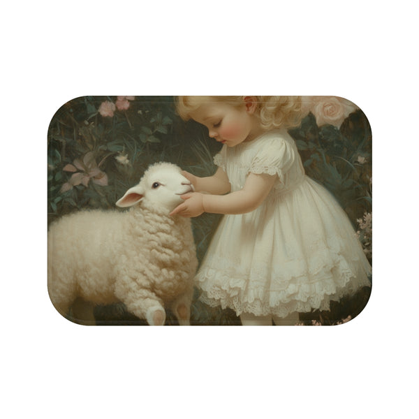 "Dainty Petal Bath Mat"