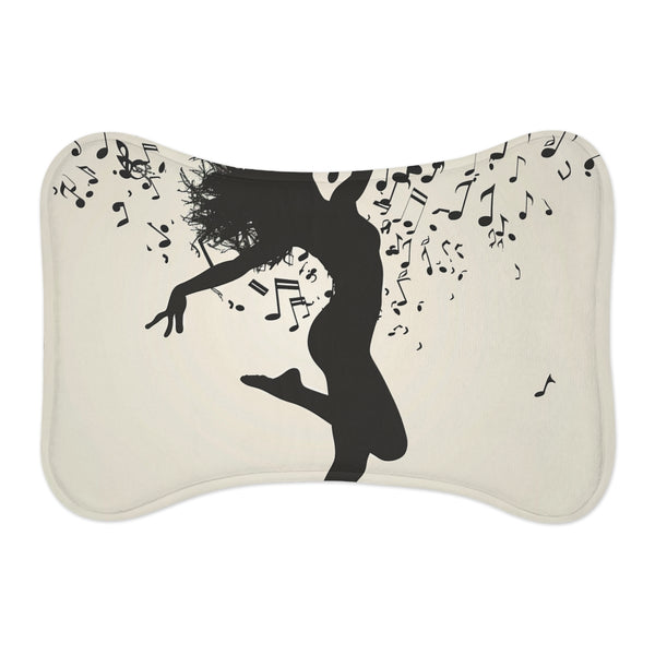 "Dance-inspired Pet Silhouette Mat"