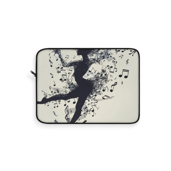"Dancer's Musical Harmony Laptop Sleeve"