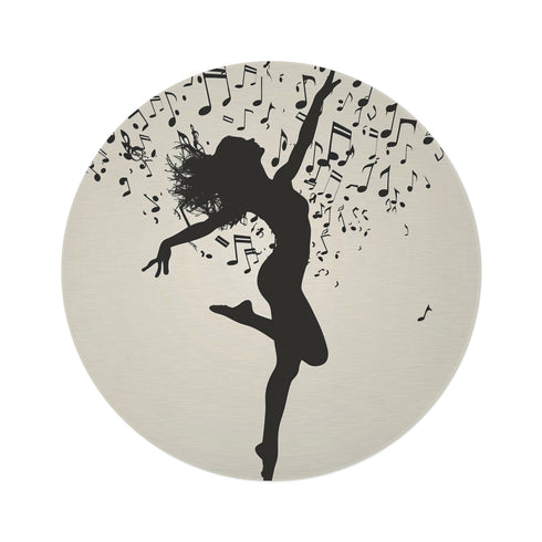 "Dancing Diva Silhouette Rug"
