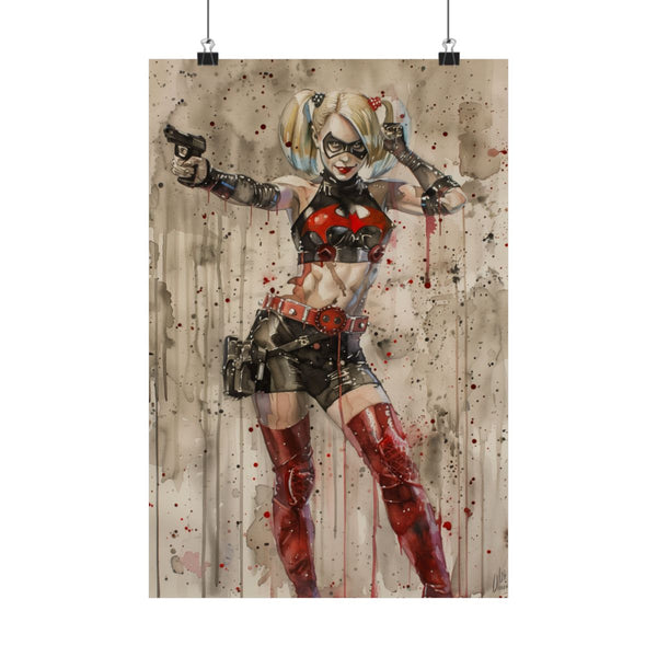 "Dangerously Fun Harley Quinn Poster"