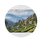 "Darjeeling Dream: Himalayan Round Rug"