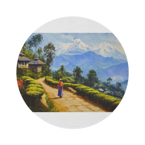 "Darjeeling Dream Round Rug"