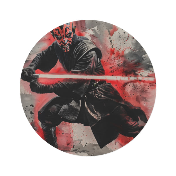 "Dark Side Round Rug: Darth Maul"