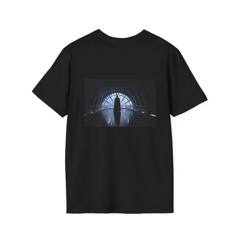 Darth Vader Standing on Death Star Galaxy T-shirt
