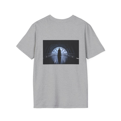 Darth Vader Standing on Death Star Galaxy T-shirt