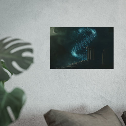 Data Helix Spinning Stone Altar