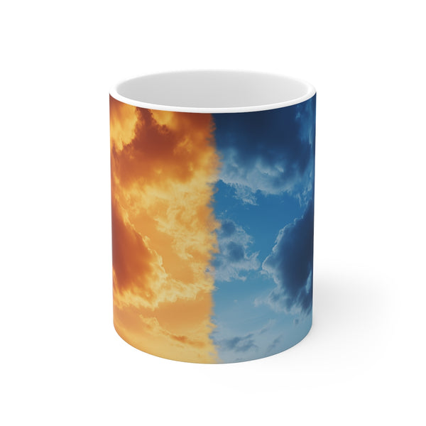 Day Night Sky Coffee Mug
