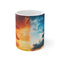 Day Night Sky Split Mug