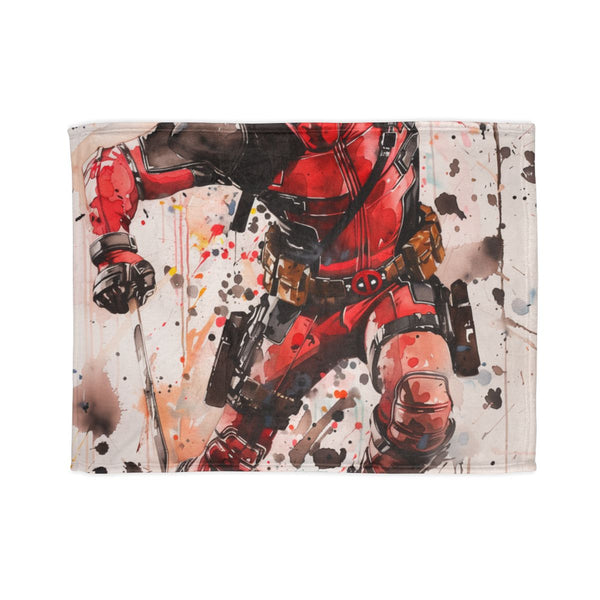 "Deadpool Bed Cover: Merc with a Cozy Makeover"