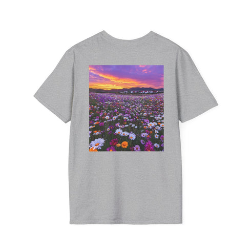 Desert Blossom Majesty Tee: Purple & Pink