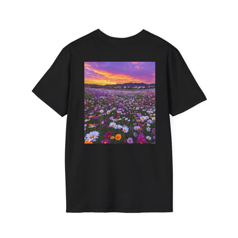 Desert Blossom Majesty Tee: Purple & Pink