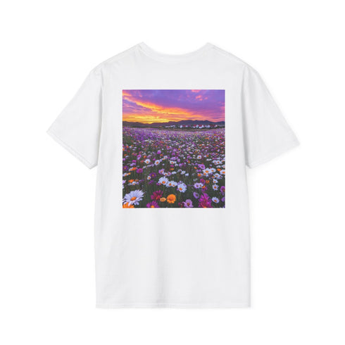 Desert Blossom Majesty Tee: Purple & Pink