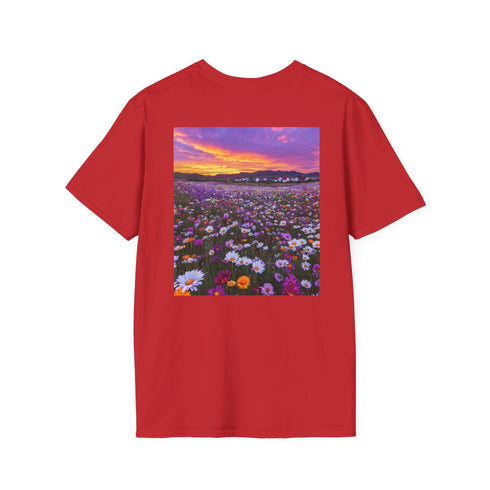 Desert Blossom Majesty Tee: Purple & Pink