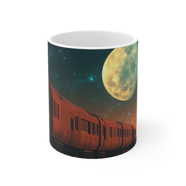 Desert Caravan Moonlit Coffee Mug