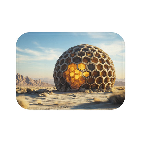 "Desert Floor Inspired Bath Mat"