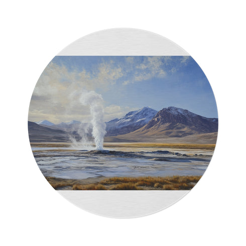 "Desert Geyser Blast Rug"