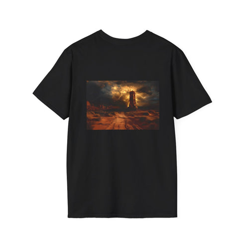 Desert Lightning Tower Carved Tee