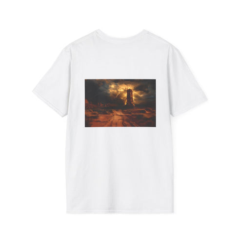 Desert Lightning Tower Carved Tee